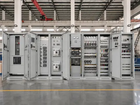 LV distribution panels wired and ready for busbar and secondary-wiring sign-off