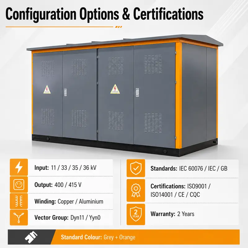 Compact Three-Phase Package Substation (11–36 kV) — detail 4