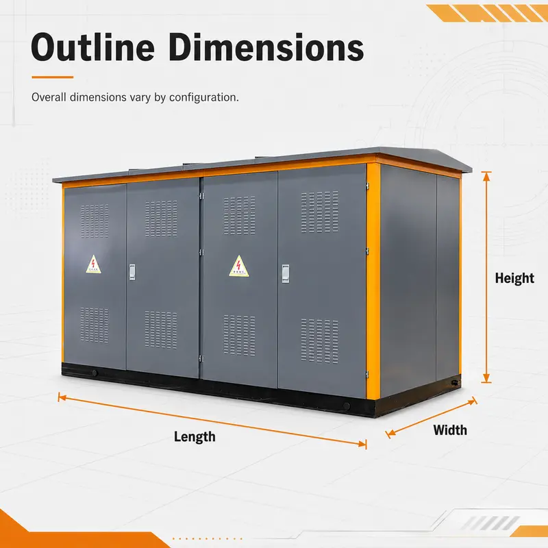 Compact Three-Phase Package Substation (11–36 kV) — detail 1