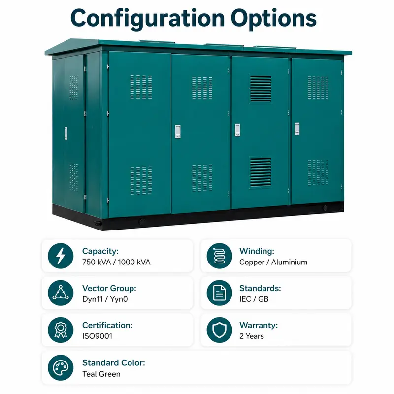 Compact Box-Type Substation, 750 / 1000 kVA, 10/0.4 kV — detail 4
