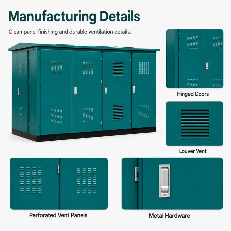 Compact Box-Type Substation, 750 / 1000 kVA, 10/0.4 kV — detail 3