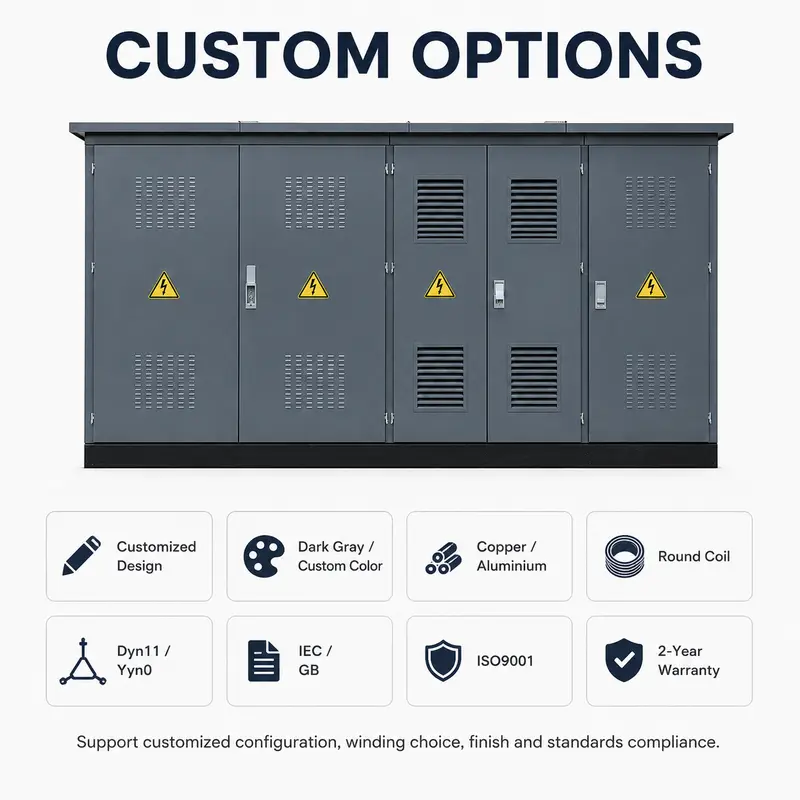 Customizable 1250 kVA European Box Substation, 20/0.4 kV — detail 4