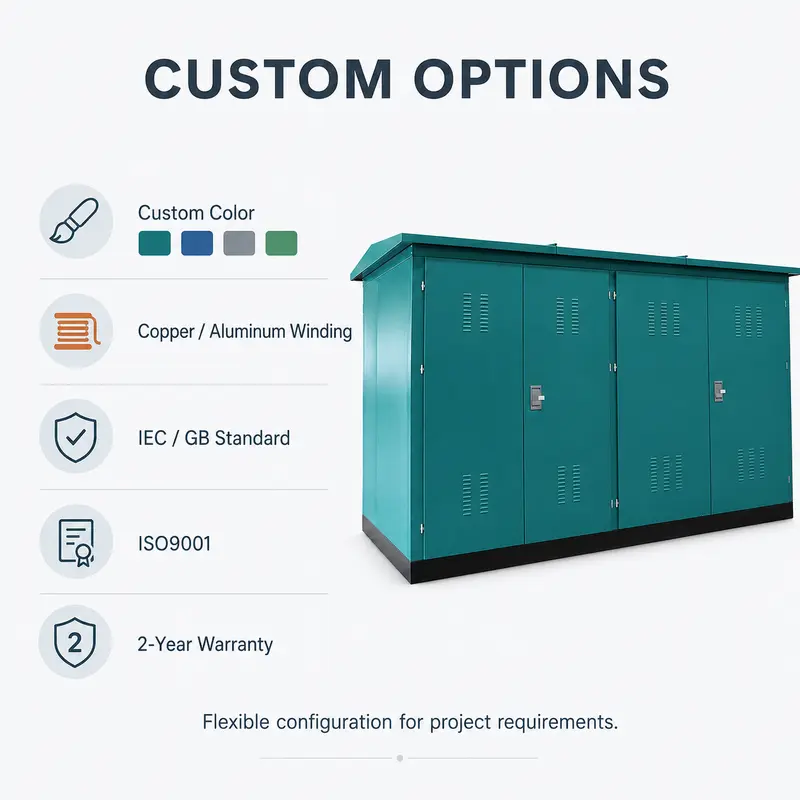 600 / 800 kVA Movable Complete Box Substation (25 kV) — detail 4
