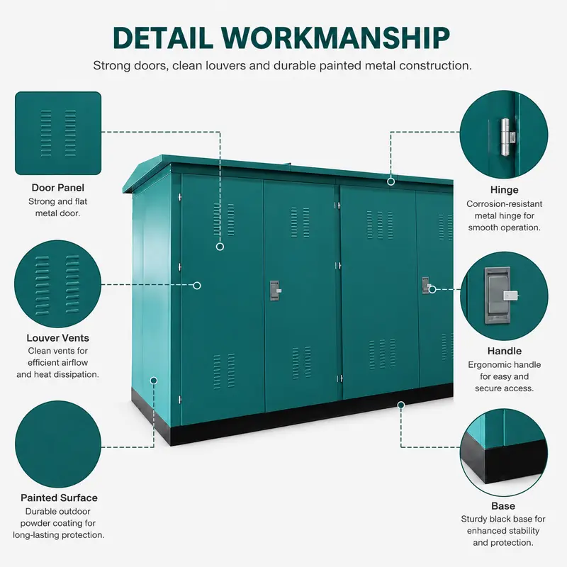 600 / 800 kVA Movable Complete Box Substation (25 kV) — detail 3
