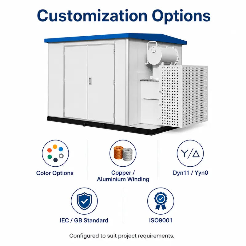 35/10 kV New-Energy Prefabricated European Box Substation — detail 4