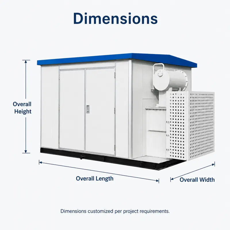 35/10 kV New-Energy Prefabricated European Box Substation — detail 1