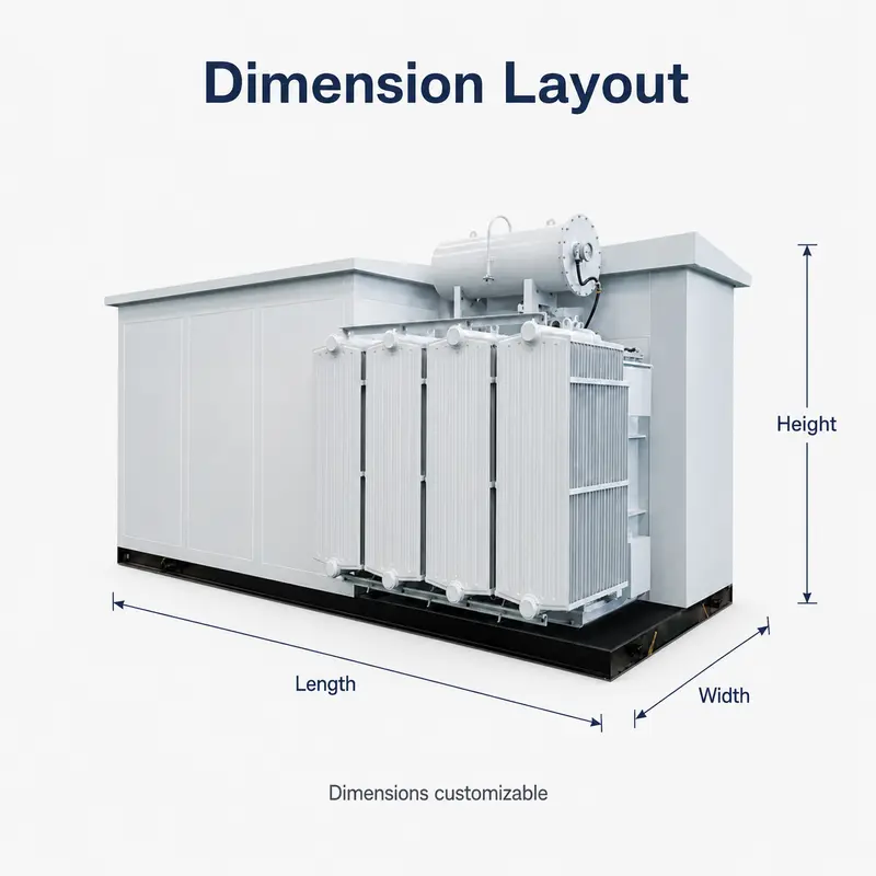 Hua-style Photovoltaic Boost Prefabricated Substation (35/0.4 kV) — detail 1