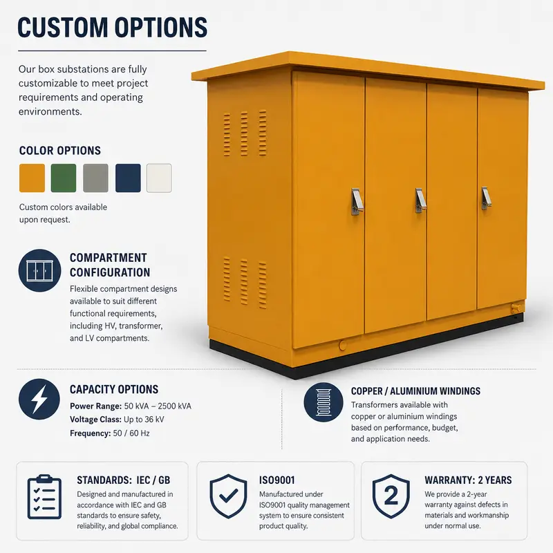 750 / 1000 / 2550 kVA American-style Compact Substation — detail 4
