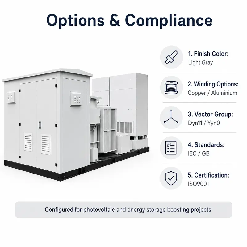 10/0.4 kV PV Inverter Boosting Box Substation (America Type) — detail 4