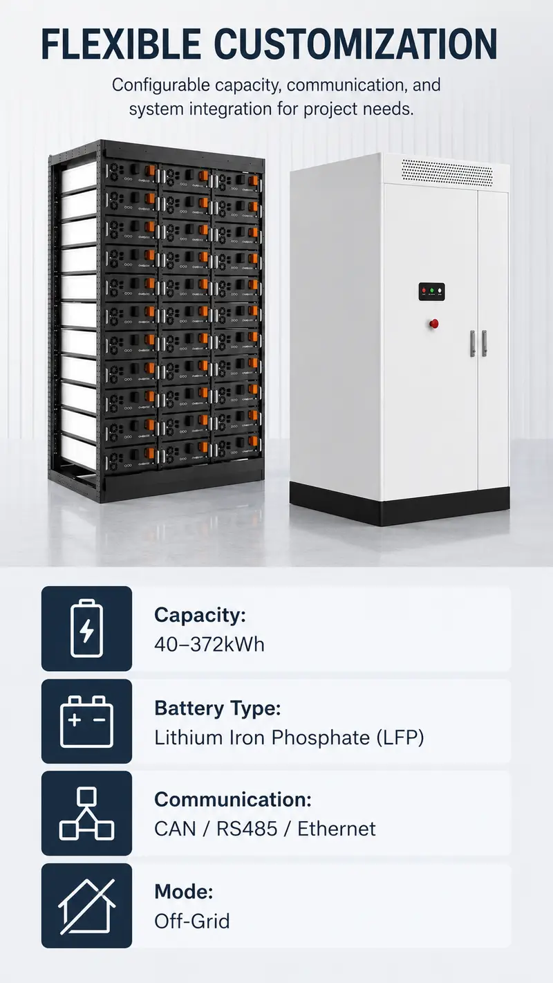 40–372kWh Commercial-Portable Liquid-Cooled Energy Storage Container — detail 4