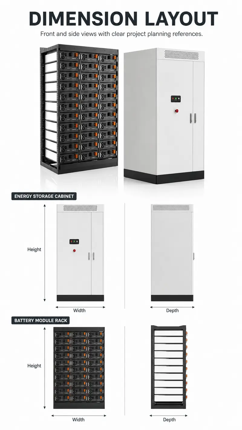 40–372kWh Commercial-Portable Liquid-Cooled Energy Storage Container — detail 1