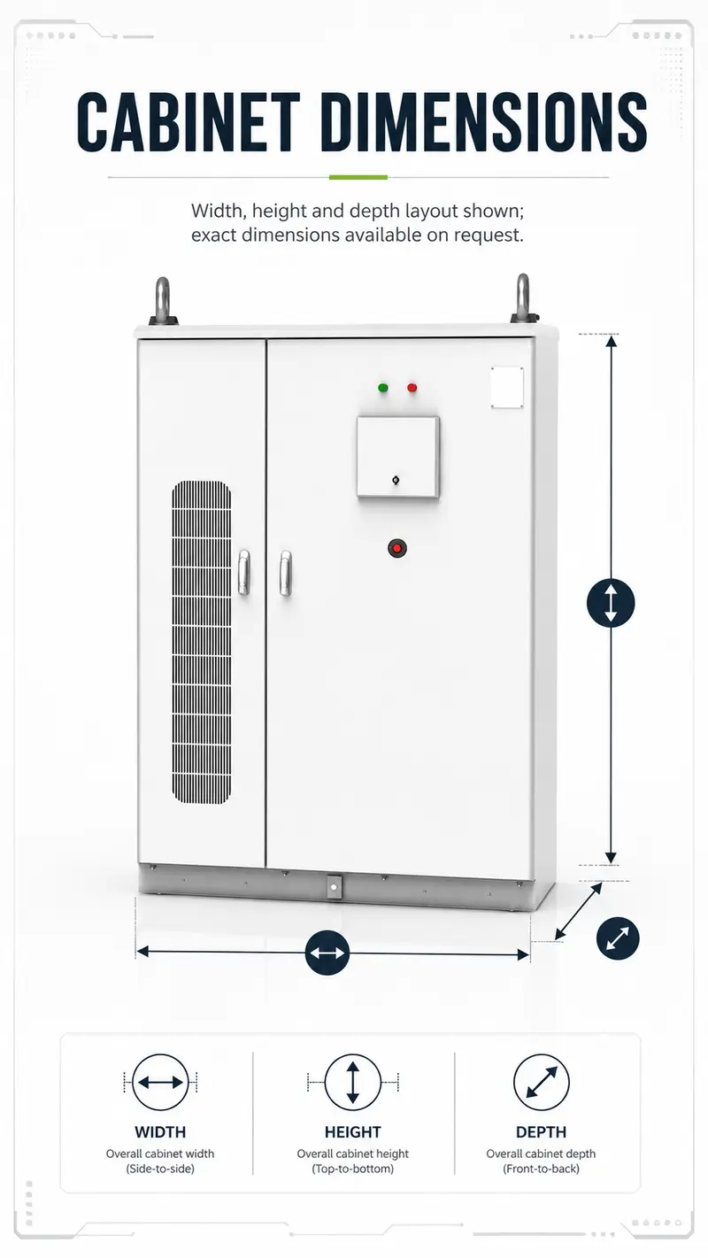 Custom 100kW / 93kWh Liquid-Cooled C&I Energy Storage Cabinet — detail 1