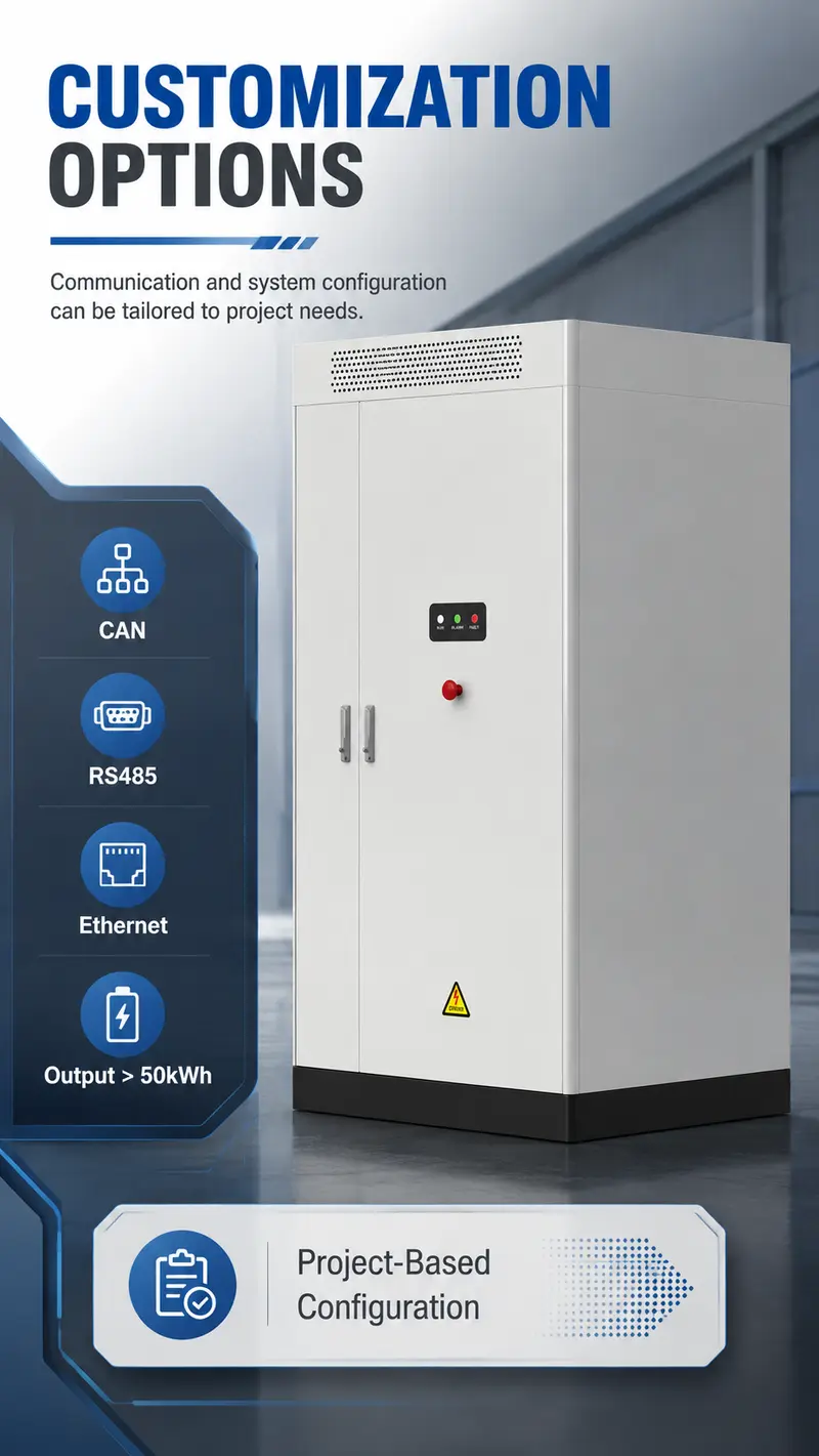 DC 1000V Liquid-Cooled C&I Energy Storage Cabinet (LiFePO4) — detail 4