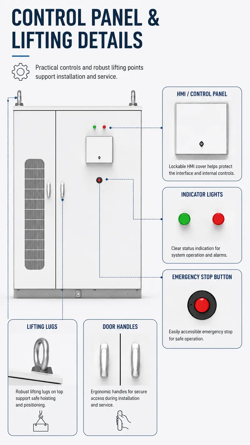 344kWh LFP-280Ah Liquid-Cooled Industrial & Commercial Storage Cabinet — detail 3