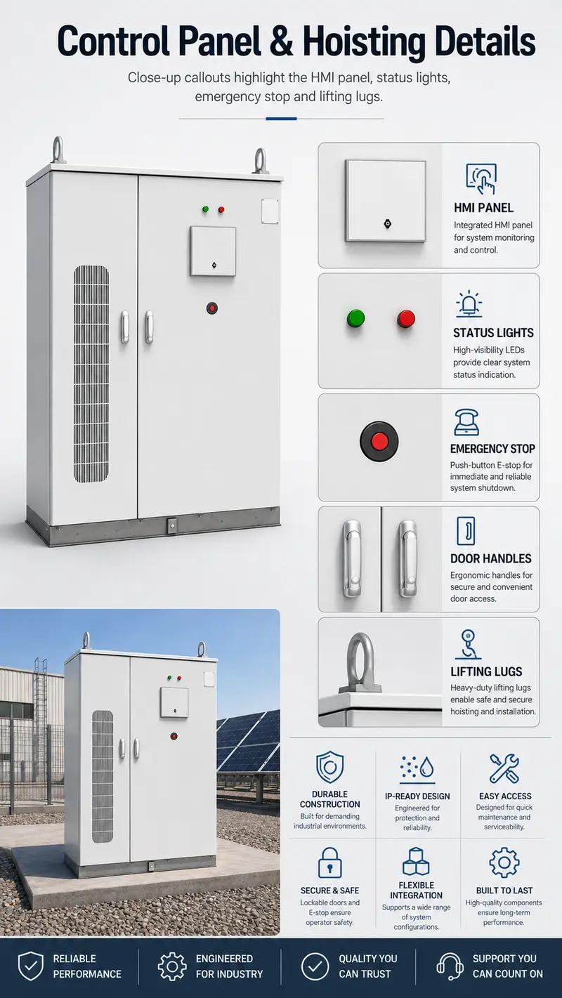 30–240kW Liquid-Cooled Solar & Industrial Energy Storage Cabinet — detail 3