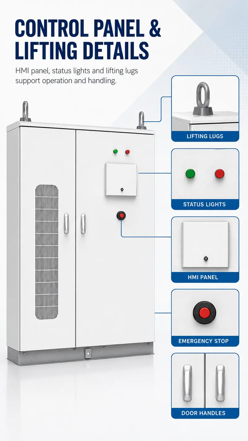 Liquid-Cooled Battery Energy Storage Cabinet — Module & Rack System — detail 3