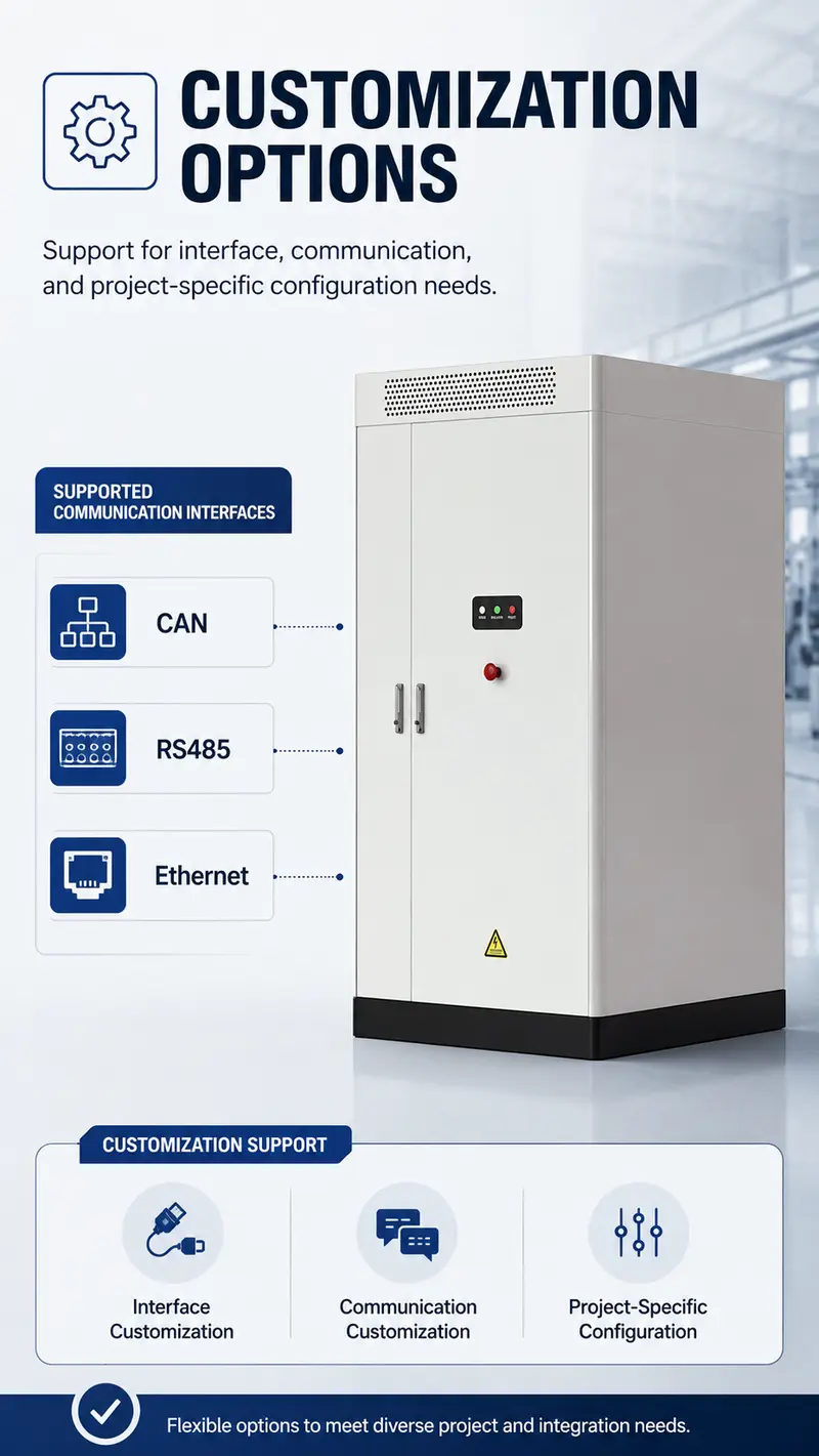 Liquid-Cooled Lithium Battery Storage Cabinet — Static Diesel-Hybrid Ready — detail 4