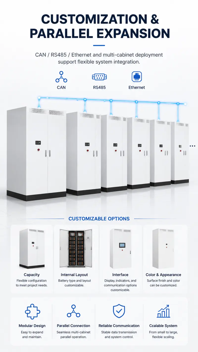 90kW / 266kWh Outdoor All-in-One Liquid-Cooled Storage Cabinet — detail 4
