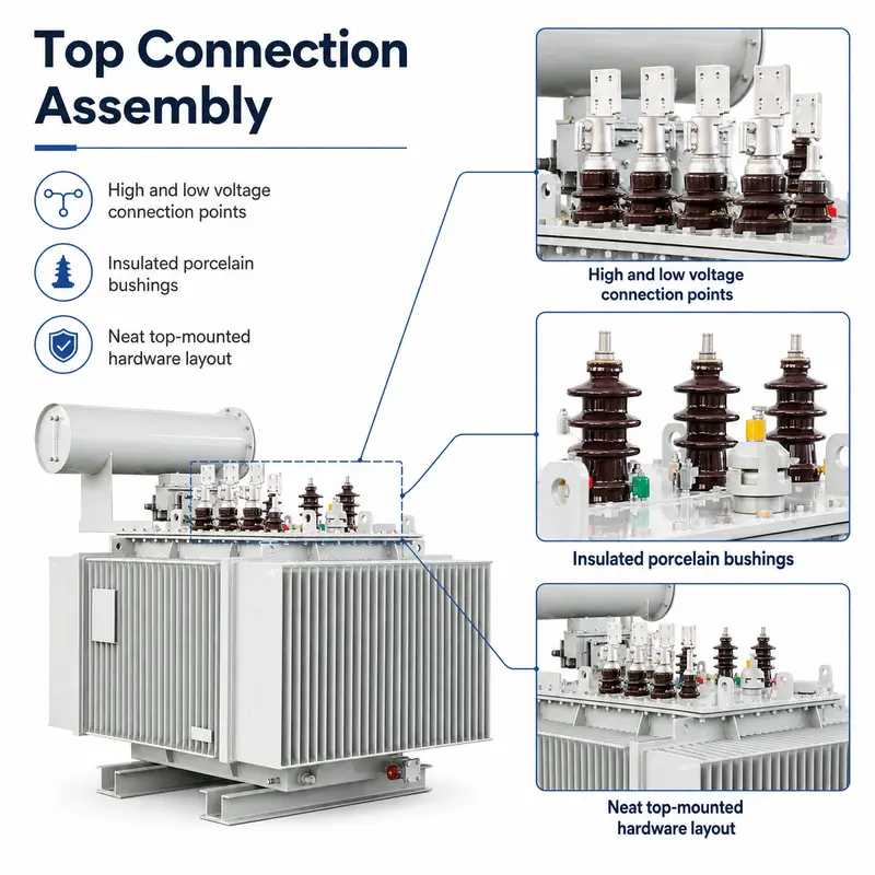 High-Efficiency 33kV 2500kVA Energy-Saving Oil-Immersed Distribution Transformer (Copper Winding) — detail 3