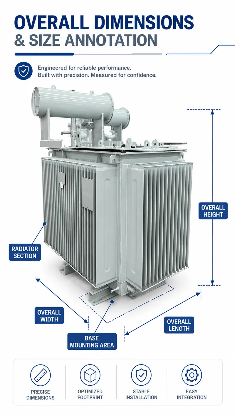 500kVA & 1000kVA MV/HV Three-Phase Oil-Immersed Distribution Transformer (6kV–35kV) — detail 1