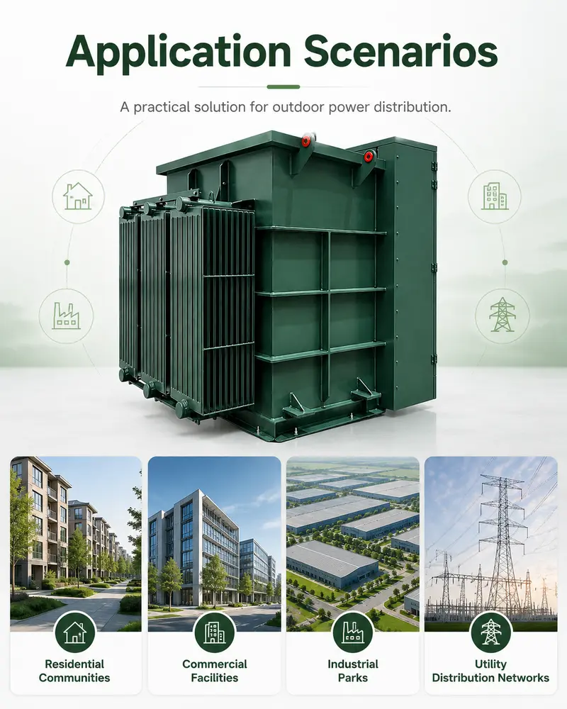 1500kVA Three-Phase Pad-Mount Transformer - 13.8kV to 400V/230V, Loop-Feed Ready — detail 4