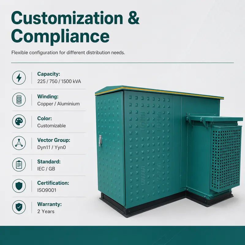 American-Style Oil-Immersed Pad-Mount Transformer - 13.8 kV to 480 V — detail 4