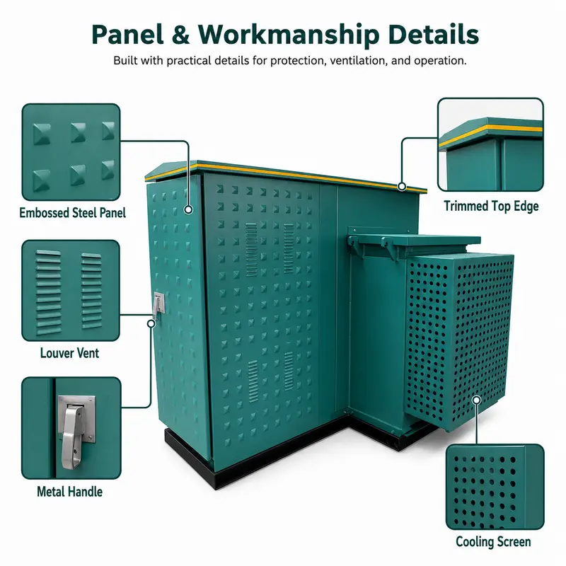 American-Style Oil-Immersed Pad-Mount Transformer - 13.8 kV to 480 V — detail 3