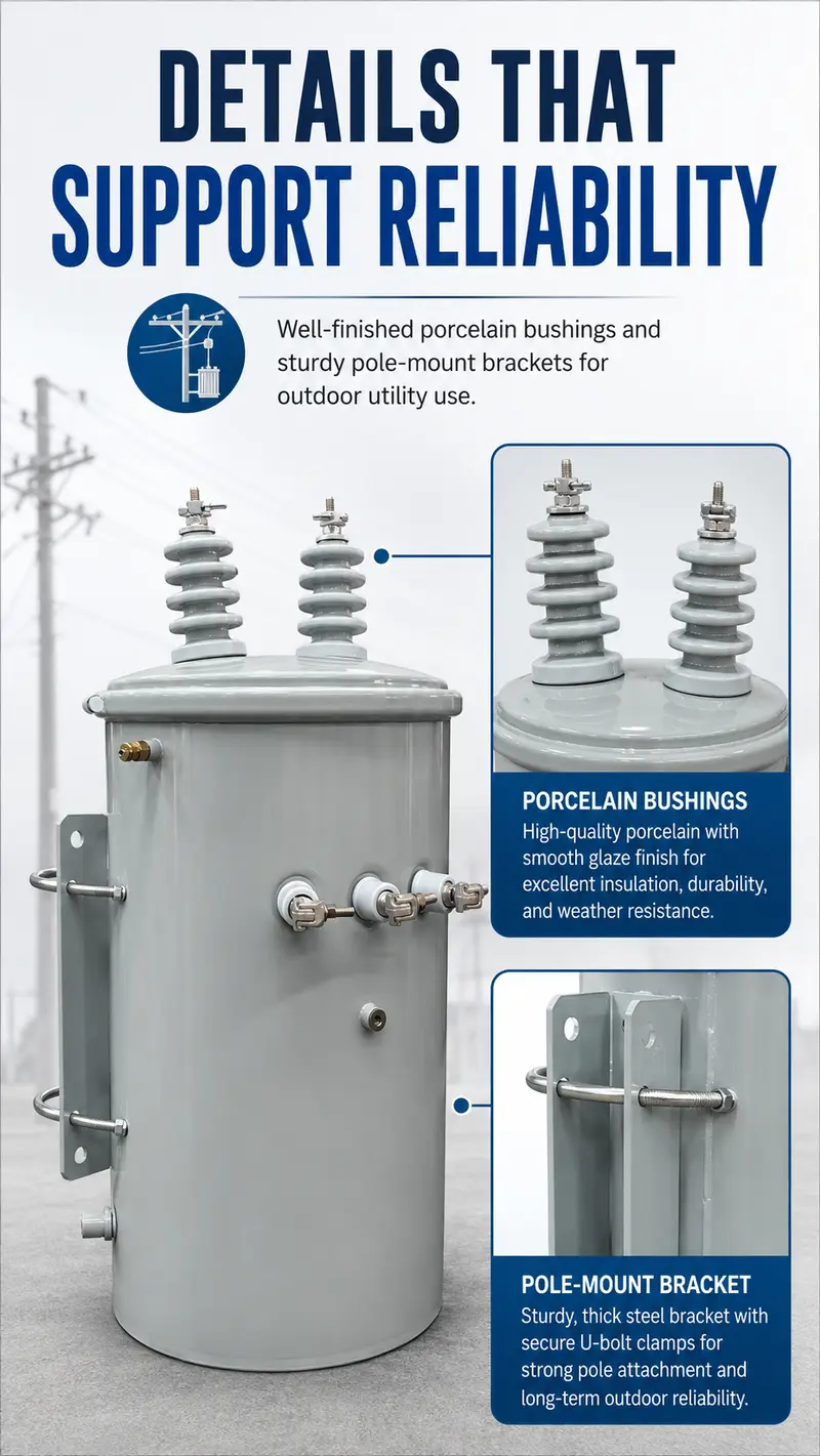 25 & 50 kVA Single-Phase Pole-Mounted Distribution Transformer — detail 3