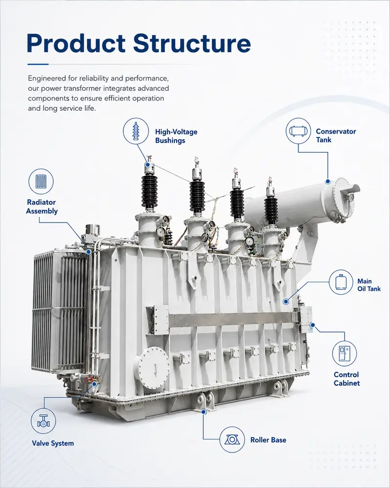 1 / 5 / 16 MVA Power Transformer for 110 kV Substations — detail 1