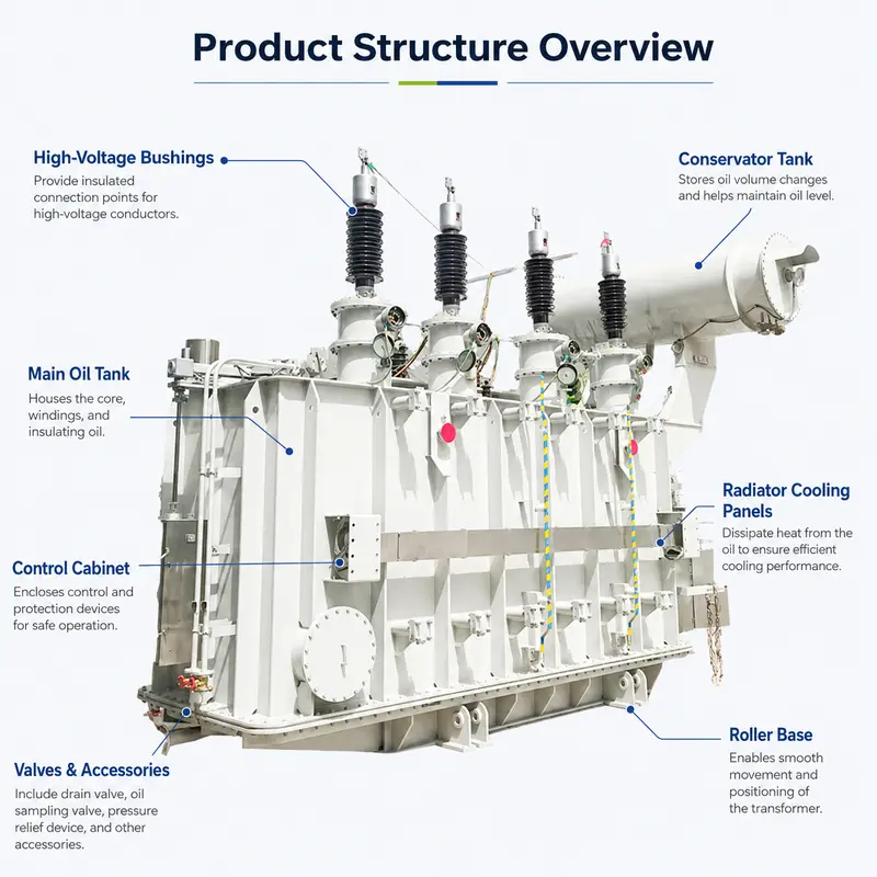 50 MVA Solar Grid-Connection Power Transformer, 110–230 kV Class — detail 1