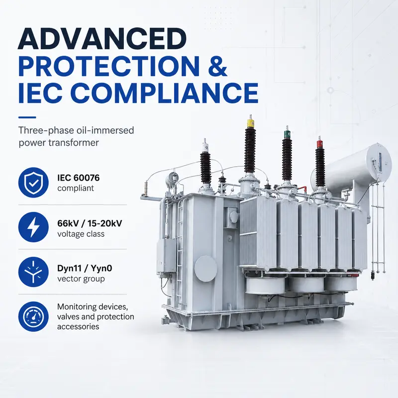 40 MVA Pure-Copper Solar PV Power Transformer, 66 kV Class — detail 4
