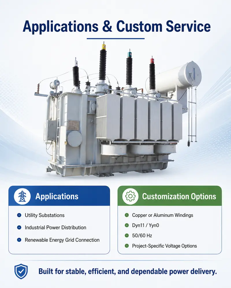 Custom-Built 25 MVA / 31500 kVA Power Transformer, 66–72.5 kV — detail 4