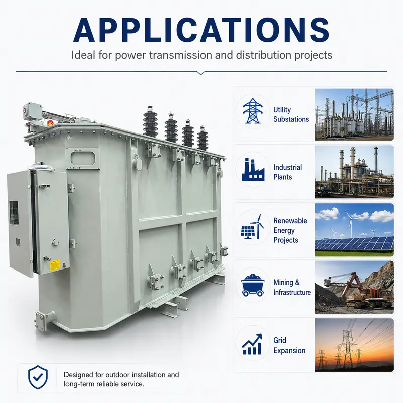 Energy-Saving 25 / 30 MVA Power Transformer, 66–110 kV Class — detail 3