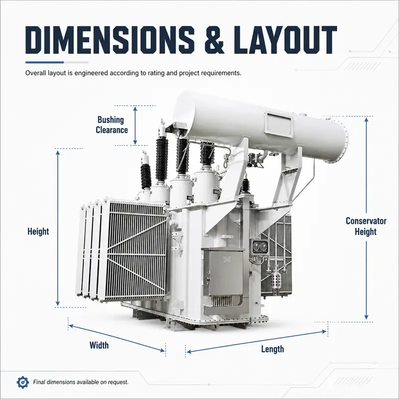 220 / 230 kV Power Transformer, 31500–420000 kVA — detail 1