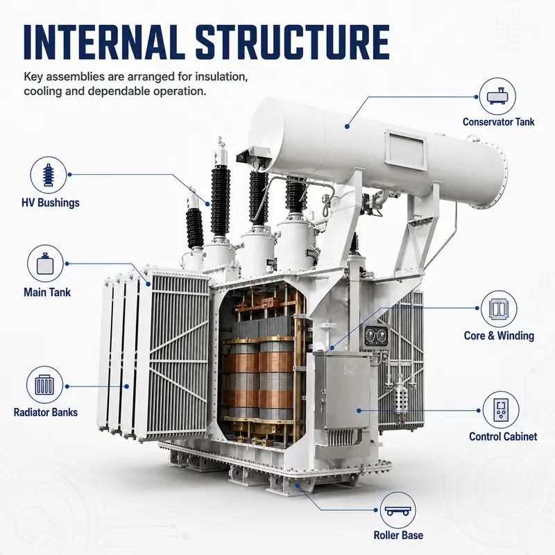 220 / 230 kV Power Transformer, 31500–420000 kVA — detail 2
