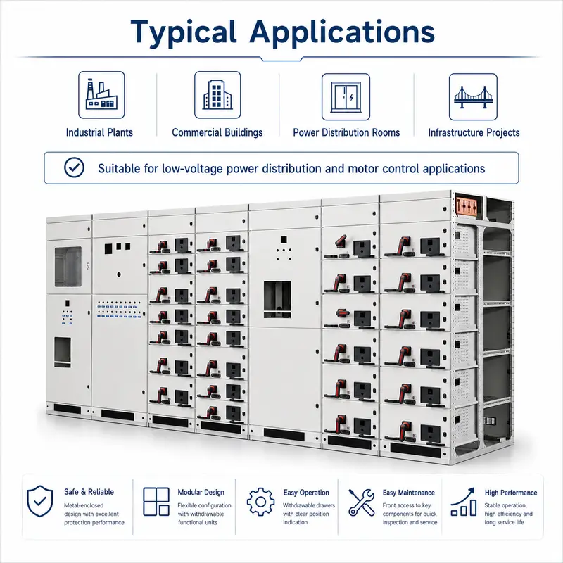 Low Voltage Power Distribution Switchgear, 800V / 630A (GCS, IP65) — detail 4