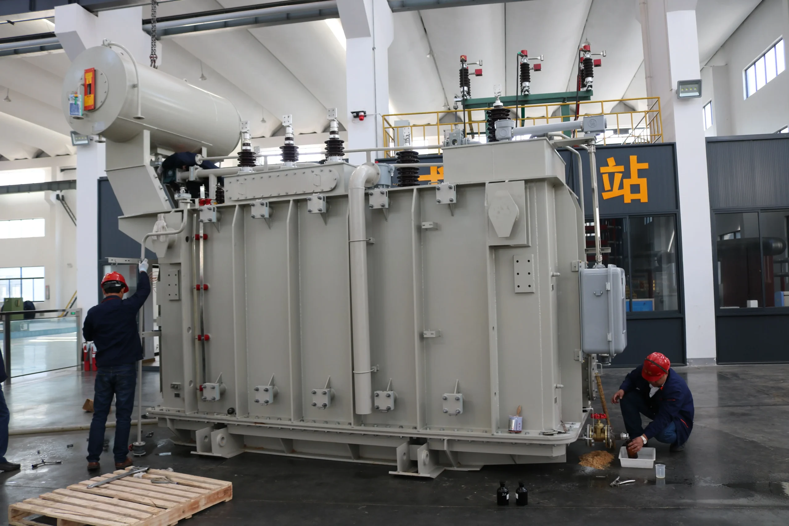 High Voltage Oil Filled 60MVA 120MVA Three Phase Oil Immersed 110kv Power Transformer View 6